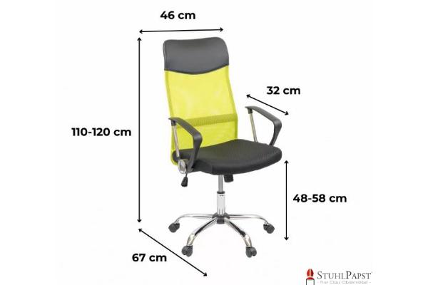 FIT DUO office chair black, drehstuhl mit armlehnen, arbeitsstuhl ergonomisch