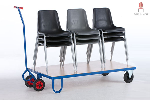 Die abnehmbare Lenkstange ermöglicht eine hohe Flexibilität