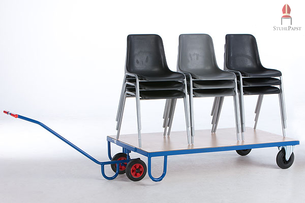 Unser handlicher Transportwagen - ein MustHave für jede Mehrzweckhalle