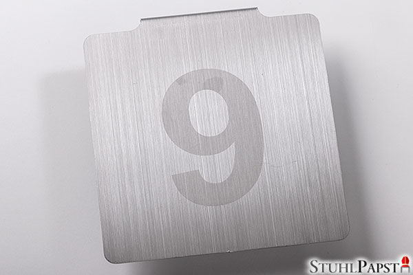 d Edelstahl Stuhl Stühle Nummernschild Nummernschilder Nummernschildhalter Nummern Ziffern Schilder