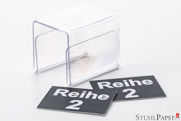 Stuhlreihennummerrierungen Sitzplatznummerierungen Stuhl Stühle Sitzplatz Nummerierungen