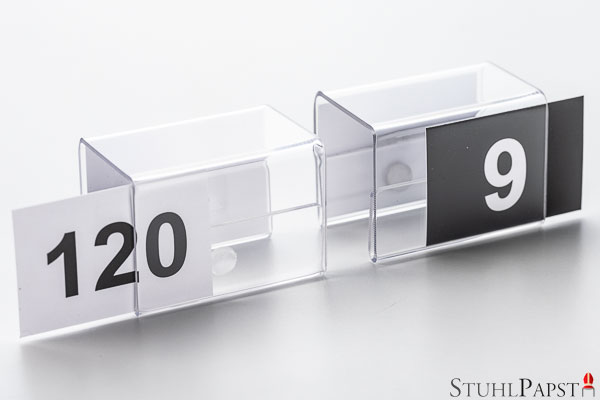 Magnetische Stuhlnummern Stuhlnummerierung Sitzplatznummer aufsteckbar selbstklebend kaufen