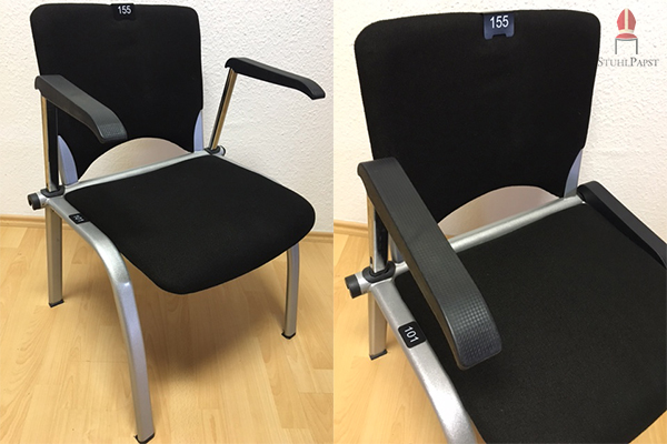 Schlicht und elegant ausgezeichnet mit der Nummerierung Magnet wie hier am Stuhl Tal.ent