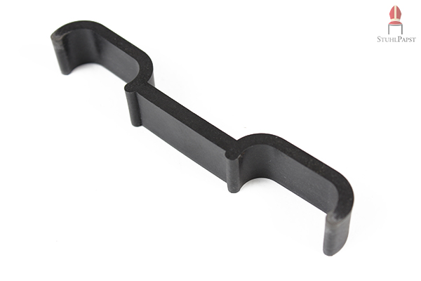 Das schlichte Schwarz ist unauffällig und passt sich somit gut dem Gesamtdesign an