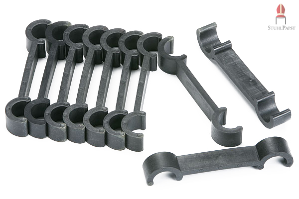 Reihenverbinder Kunststoff schwarz auch für Stapelstühle