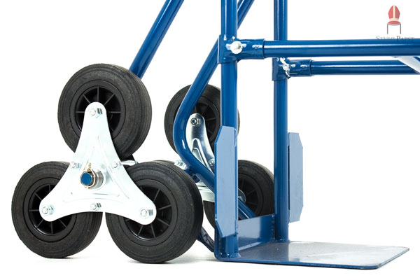 Ohne Tragarme auch als Sackkarre nutzbar