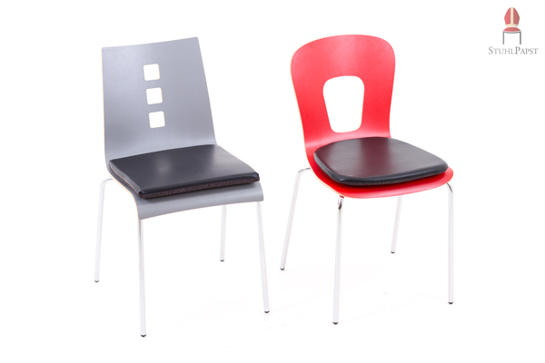 Das Kissen gibt es in einer runden und einer eckigen Version