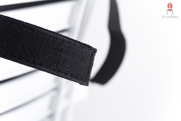 Die Klettbänder sind einfach zu befestigen