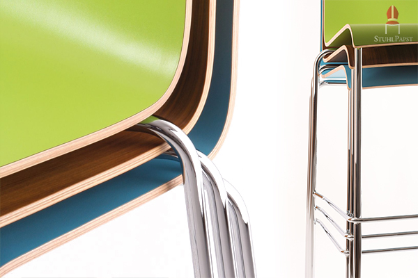 Hochglanzverchromtes Stahlrohr