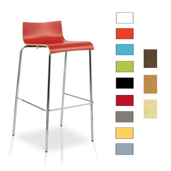 Holz Barhocker aus Holz Rot Blau Grün Schwarz braun Gelb grau taube günstig Preiswert