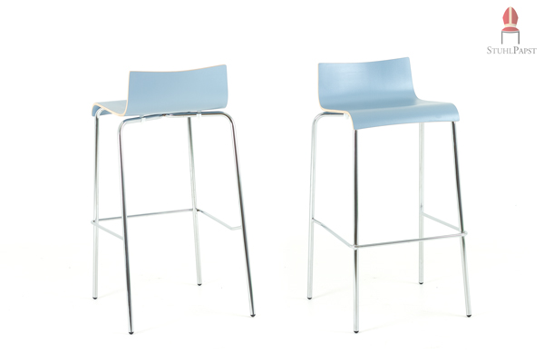 Unser Barhocker Aca.demy NI hier in Grau