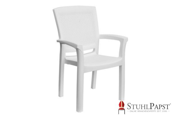 AMAZONAS RAT Zeitloses Stuhldesign Outdoor Pflegeleichter Outdoorstuhl Rattan Stabiler Kunststoffstuhl Rattan