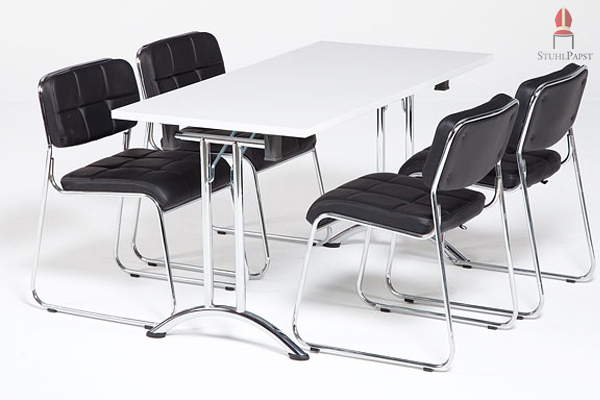 Dieses Stuhlmodell lässt sich gut mit weiterem Mobiliar aus unserem Vertrieb kombinieren