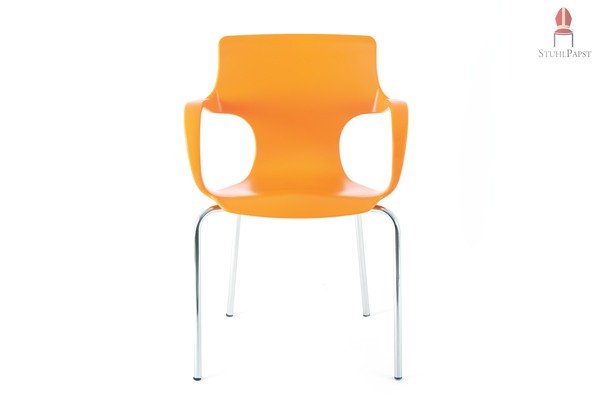 Hier das Stuhlmodell Ber.lin in orange.