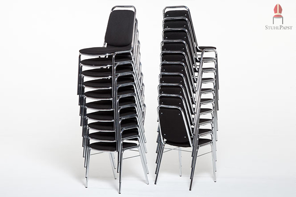 Besonders hoch stapelbar, das schafft Platz und gute Verstaumöglichkeiten