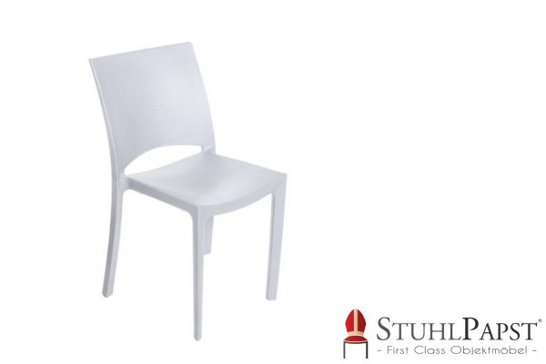 CALWER Weiß Wartebereichstuhl Objektmoebel Hotelausstattung Gastronomiestuhl Bueroausstattung Besprechungsstuhl hochwertiges Sitzmoebel edle Optik geschaeftliche Umgebung Designmoebel