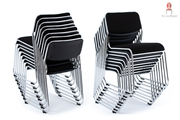 Durch die hohe Stapelbarkeit extrem platzsparend