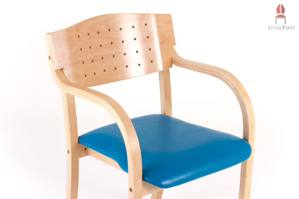 Com.fort DeLux AL Designer Holzstühle Holzstapelstühle Holz Stapel Seminar Stühle günstig preiswert stabil robust online kaufen im Shop beim Hersteller
