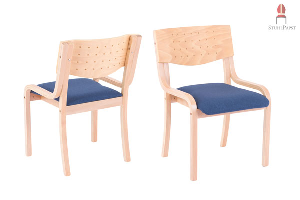 Die Strapazierfähigkeit der Bezüge lassen den Stuhl langlebig werden