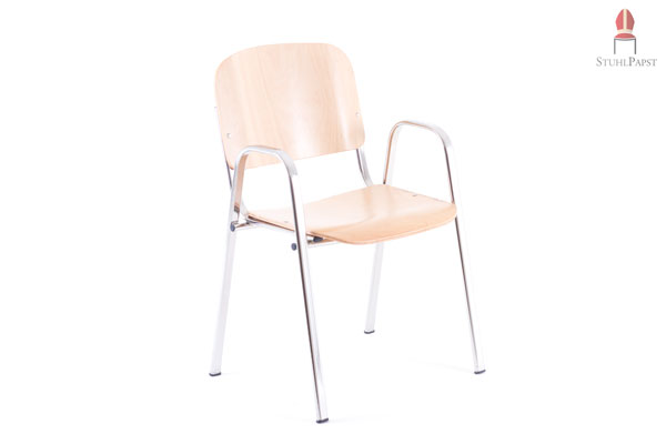 Hochglanzverchromtes Stuhlgestell