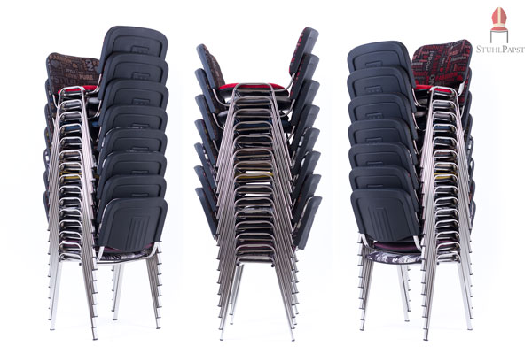 Der Din Iso Stoff lässt sich extrem hoch stapeln