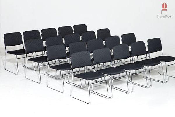 Der Eur.o eignet sich Dank unserer Stuhlkrabben auch für Großraumbestuhlungen