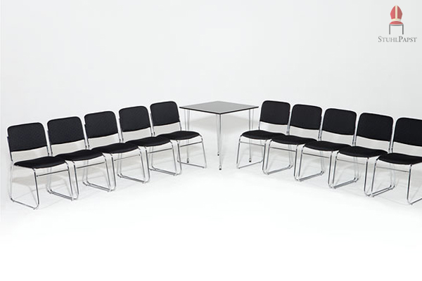 Die Bestuhlung von Aufenthaltsräumen ist mit dem Eur.o schnell erledigt