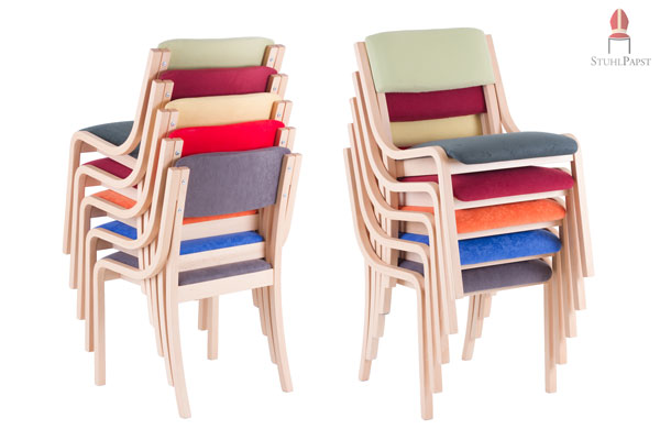 Stapelstühle gepolstert Stühle günstig Stabile Polsterstühle Günstige Holzstühle Preiswerte Stühle