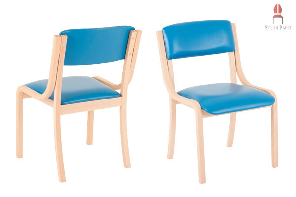 Der Stuhl erfüllt hohe hygienische Anforderungen