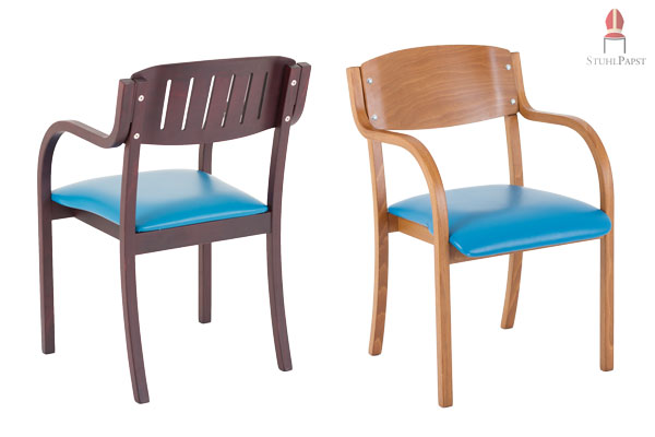 Der Stuhlrahmen lässt sich unterschiedlich gestalten