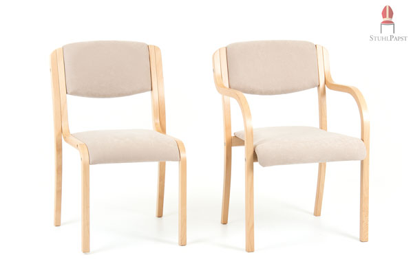 Auch in Kombination mit dem Exq.uisit AL überzeugt der robuste Polsterstuhl