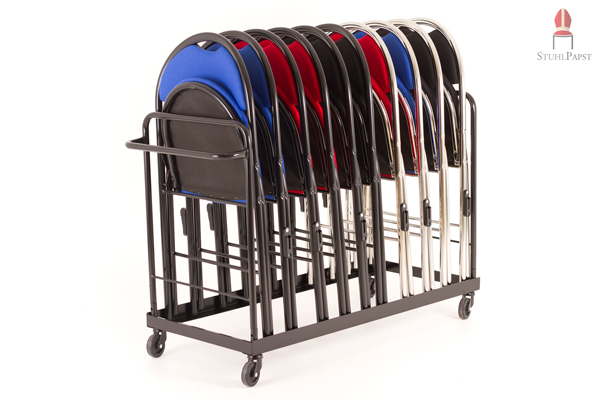 Der Klappstuhl For.tuna deLux lässt sich leicht transportieren und platzsparend lagern