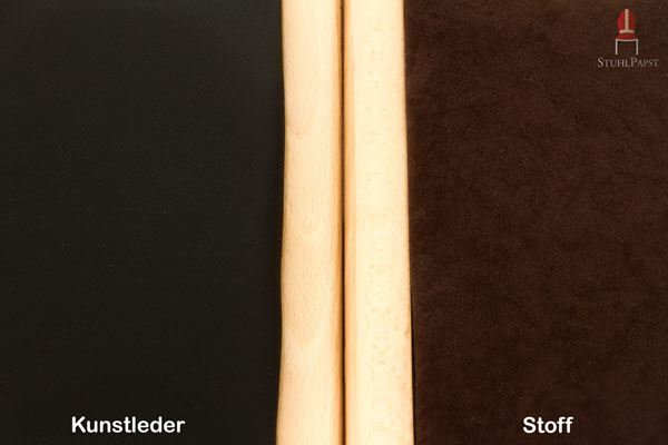 Mittelbrauner Bezug aus Strukturstoff