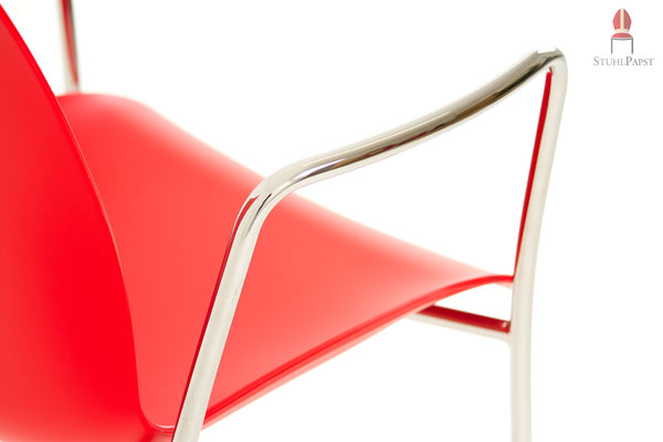 Das verwendete dünne Stahlrohr ist äußerst strapazierfähig und belastbar