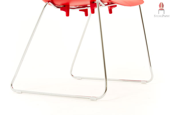 Die Kufen erzeugen ein elegantes und leichtes Gesamtbild