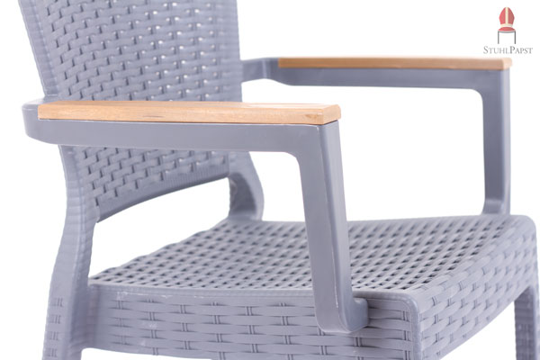 Der Hap.py AL ist der perfekte Outdoor Armlehnenstuhl