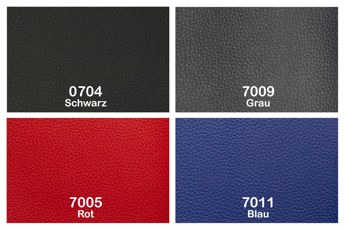 Farbauswahl für unser Kunstlederstuhlmodell Iso Chrom CO