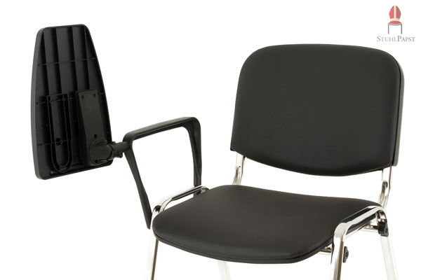 Das formschön geschwungene Modell betont die Eleganz des Stuhlmodells