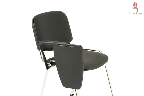 Ganz einfach und problemlos lässt sich die Schreibplatte ein- und ausklappen