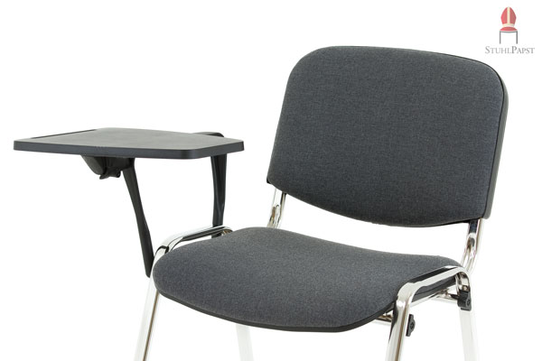 Schreibplatte kann in verschiedenen Postitionen gebracht werden