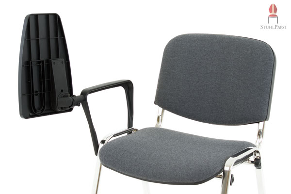 Schreibplatte kann nach Belieben weggeklappt werden