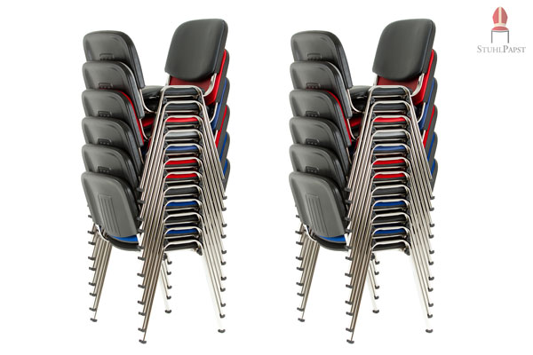 Die hohe Stapelbarkeit erleichtert Ihnen den Transport erheblich