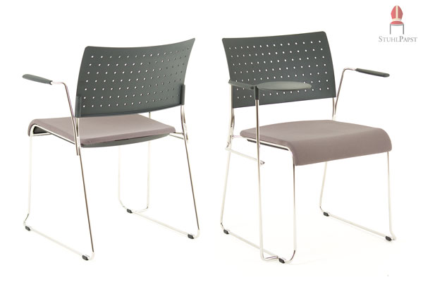 Design Polsterstuhl und Collegestuhl in Einem