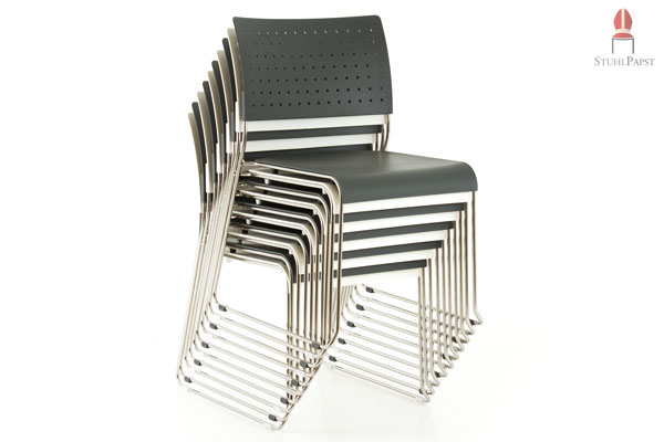 Bei dem Design Kufenstuhl Juw.el handelt es sich um einen hochwertigen Stapelstuhl