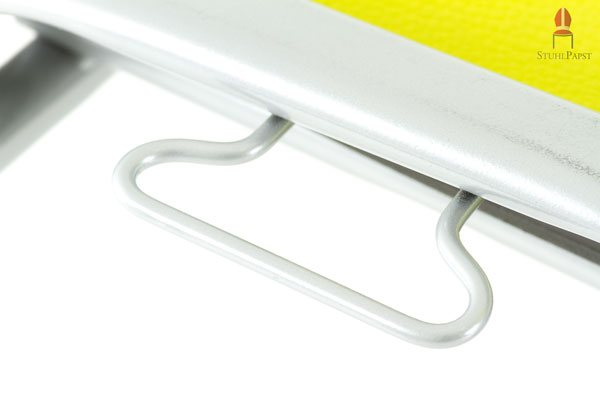 Die Reihenverbinder sind fest mit dem Gestell verbunden