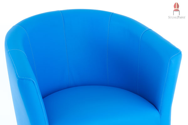Abgerundete Sitzfläche für mehr Comfort