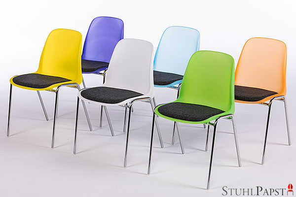 Möbelpapst Stuhlpapst Luzid Transparente durchsichtige Stühle günstig ikea acryl metall amazon mieten stapelbar Seminarstühle Kantinenstühle