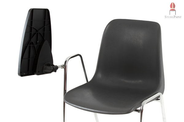 Tischplatte kann zur Seite geklappt werden