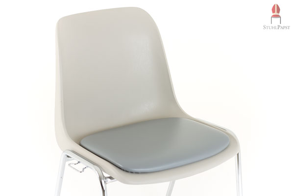 Die schön abgerundete Sitzschale