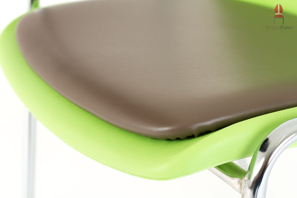 Das Sitzpolster ist extrem scheuerbeständig